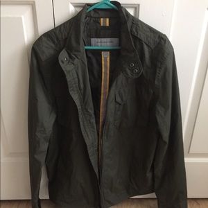 Andrew Marc Polyester Rain Green Jacket Mens L NWT